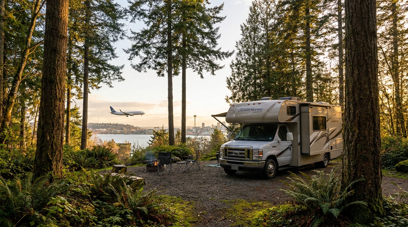 RV Camping Near Seattle Airport - Closest Sites 2026